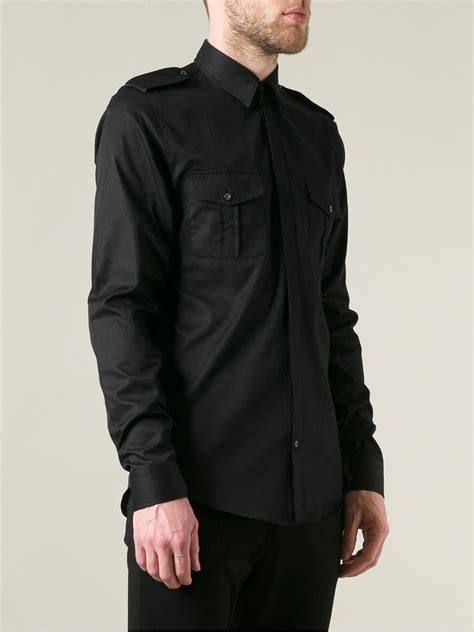 gucci military shirt|gucci shirt for men.